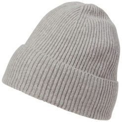Czapka zimowa z merino dla dorosłych Helly Hansen Wool Beanie. Szare czapki i kapelusze męskie Helly Hansen, na zimę, bez wzorów, sportowe. Za 159.99 zł.