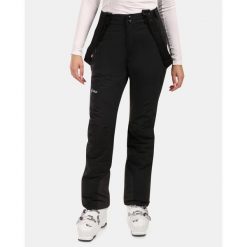 Damskie spodnie narciarskie Kilpi EURINA-W. Czarne spodnie snowboardowe damskie Kilpi, bez wzorów, z nylonu, narciarskie. Za 990.09 zł.
