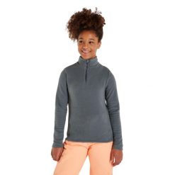 Sweter dziewczęcy 1/4 z zamkiem błyskawicznym Protest Mutey. Niebieskie buty zimowe dziewczęce Protest, bez wzorów, bez zapięcia. Za 168.50 zł.