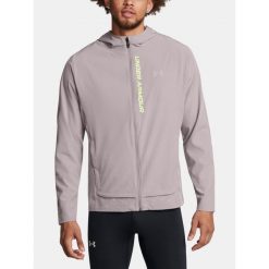 Kurtka do biegania męska Under Armour Outrun The Storm. Szare kurtki sportowe męskie Under Armour, m, bez wzorów, do biegania. Za 329.99 zł.