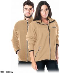 Reis POLAR-HONEY - Bluza POLAR-HONEY o wysokiej jakości krótko strzyżonego polaru - beżowy XS. Brązowe bluzy męskie Reis, m, bez wzorów, z polaru, bez kaptura. Za 74.54 zł.