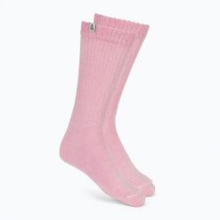 Skarpety damskie JOYINME Ground Yourself. Czerwone skarpety damskie Joy in me, bez wzorów, z bawełny. Za 39.99 zł.