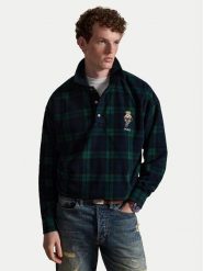 Polo Ralph Lauren Polar 710B28736001 Zielony ciemny Regular Fit. Zielone bluzy męskie Polo Ralph Lauren, m, bez wzorów, z polaru, bez kaptura. Za 1,199.00 zł.