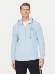Jack & Jones Bluza Simon 12269366 Błękitny Standard Fit. Niebieskie bluzy męskie Jack & Jones, m, bez wzorów, z syntetyku, bez kaptura. Za 99.99 zł.