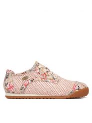 Laura Vita Półbuty Tivanao 04 Różowy. Czerwone półbuty damskie Laura Vita, bez wzorów, z materiału, bez obcasa, na płaskiej podeszwie, bez zapięcia. Za 479.99 zł.