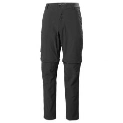 Spodnie turystyczne męskie Helly Hansen Brono Softshell Zip Off Pant. Szare spodnie snowboardowe męskie Helly Hansen, m, bez wzorów, z softshellu, narciarskie. W wyprzedaży za 459.95 zł.
