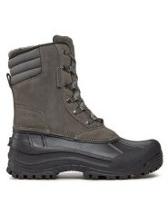 CMP Śniegowce Kinos Snow Boots Wp 3Q48867 Czarny. Czarne śniegowce i trapery męskie CMP, ze skóry, bez zapięcia. Za 449.99 zł.