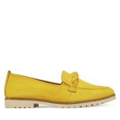 Mokasyny Tamaris. Żółte mokasyny damskie Tamaris. Za 229.99 zł.