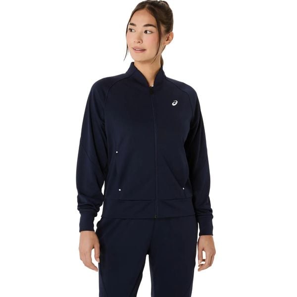 Damska bluza dresowa Asics Warm-Up. Niebieskie bluzy damskie Asics, m, bez wzorów, z dresówki, bez kaptura. Za 287.00 zł.