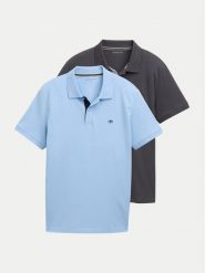 Blend Polo 20708180 Niebieski Regular Fit. Niebieskie koszulki polo męskie Blend, m, bez wzorów, z bawełny, bez ramiączek. Za 69.99 zł.