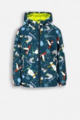 Kurtka narciarska dziecięca Lemon Explore ZL4 granatowa. Niebieskie kurtki i płaszcze dla chłopców LEMON explore, na zimę, bez wzorów, z poliesteru, z kapturem. Za 279.90 zł.