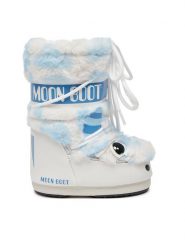 Moon Boot Śniegowce 80D3400260 Biały. Białe buty zimowe dziewczęce Moon Boot, ze skóry, bez zapięcia. Za 899.99 zł.