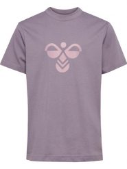 Koszulka dziewczęca Hummel Tukas Regular. Czerwone t-shirty i topy dla dziewczynek Hummel, bez wzorów, z bawełny, bez ramiączek. Za 120.50 zł.