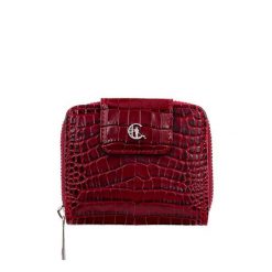 Skórzany portfel damski croco Canaletto z naturalnej skóry licowej PD1023s162 RFID. Portfele damskie bez wzorów, ze skóry. Za 165.00 zł.