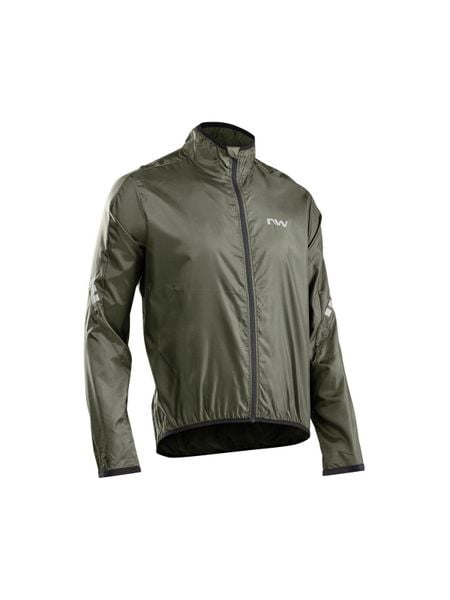 Kurtka rowerowa od wiatru i deszczu NORTHWAVE Vortex 2 DWR. Zielone kurtki damskie Northwave, xl, bez wzorów, z materiału, bez kaptura. Za 236.50 zł.