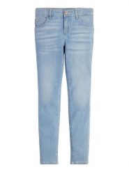 Guess Jeansy J3GA12 D4K90 Niebieski Skinny Fit. Niebieskie jeansy dla dziewczynek Guess, z bawełny. Za 279.99 zł.
