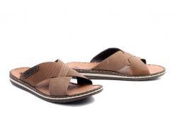 RIEKER 21088-25 brown, klapki męskie. Brązowe klapki męskie Rieker. Za 215.92 zł.