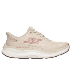 Damskie buty do biegania Skechers Max Run. Brązowe obuwie sportowe damskie Skechers, bez wzorów, do biegania. Za 450.50 zł.