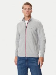Tommy Hilfiger Bluza MW0MW45650 Szary jasny Regular Fit. Szare bluzy męskie Tommy Hilfiger, l, bez wzorów, z bawełny, bez kaptura. Za 649.99 zł.