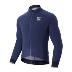 Kurtka rowerowa Rockbros zimowa polarowa dwuwarstwowa. Niebieskie kurtki męskie ROCKBROS, na zimę, m, bez wzorów, z polaru, sportowe, bez kaptura. Za 249.00 zł.