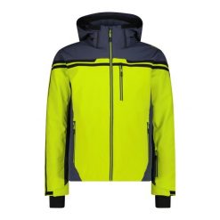 Kurtka narciarska z kapturem i zamkiem CMP. Zielone kurtki sportowe męskie CMP, na zimę, m, bez wzorów, narciarskie. W wyprzedaży za 951.00 zł.