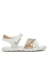 Tommy Hilfiger Sandały Velcro Sandal T1A2-33770-0273 S Biały. Białe sandały dziewczęce Tommy Hilfiger, ze skóry, bez zapięcia. Za 189.99 zł.