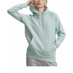 Bluza na co dzień Damska Under Armour Sportowa Dresowa Z Kapturem. Niebieskie bluzy damskie Under Armour, bez wzorów, z dresówki, z kapturem. Za 239.00 zł.