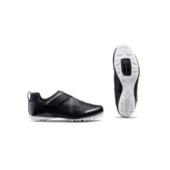Buty rowerowe do spinningu NORTHWAVE ACTIVE czarne. Czarne buty sportowe męskie Northwave, bez zapięcia, rowerowe. Za 470.50 zł.