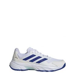 Buty Courtjam Control 3 Tennis. Białe buty sportowe męskie Adidas, z materiału, bez zapięcia, tenisowe. W wyprzedaży za 324.70 zł.