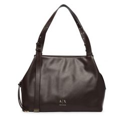 Torebka Armani Exchange. Brązowe torebki do ręki damskie Armani Exchange, bez wzorów, klasyczne, bez dodatków. Za 754.99 zł.