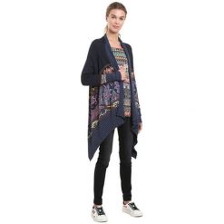 Desigual Damski Kardigan Jers Serena Navy 18wwjfdh 5000 (Rozmiar L). Kardigany damskie marki Desigual. W wyprzedaży za 227.00 zł.