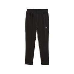 Męskie tkane spodnie TAD ESSENTIALS o zwężanym kroju PUMA Black. Czarne spodnie sportowe męskie Puma, m, bez wzorów, do biegania. Za 229.00 zł.