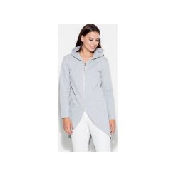 Bluza K215 Szary. Szare bluzy damskie Katrus, z dzianiny. Za 129.00 zł.