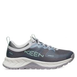 Trekkingi Keen. Szare obuwie sportowe damskie Keen, bez wzorów, trekkingowe. Za 399.99 zł.