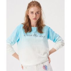 Bluza z efektem tie dye - Niebieski. Bluzy damskie Sinsay. Za 49.99 zł.