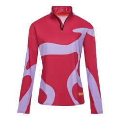 Bluza narciarska Damska Gareth & Lucas The One Hundred and Fifteen. Czerwone bluzy damskie GARETH & LUCAS, na zimę, bez wzorów, z elastanu, bez kaptura. Za 229.99 zł.