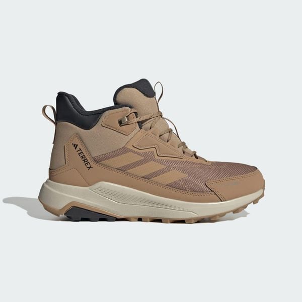Buty trekkingowe Terrex Anylander CLIMAWARM+. Brązowe trekkingi damskie Adidas, na zimę, trekkingowe, climawarm (adidas). Za 529.00 zł.