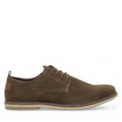 Półbuty Sergio Bardi. Brązowe półbuty na co dzień męskie Sergio Bardi, bez zapięcia. Za 229.99 zł.