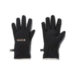 Rękawiczki damskie Columbia Women's Helvetia Sherpa Glove. Czarne rękawiczki damskie Columbia, bez wzorów, z polaru. W wyprzedaży za 207.00 zł.