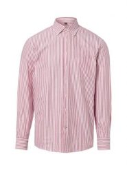 Nils Sundström Męska koszula casual Mężczyźni Regular Fit Bawełna czerwony, M. Czerwone koszule męskie Nils Sundström, m, bez wzorów, z bawełny, casualowe, bez kołnierzyka, bez ramiączek. Za 199.95 zł.