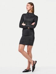 Pieces Sukienka codzienna Monica 17151155 Czarny Slim Fit. Czarne sukienki damskie Pieces, na co dzień, s, bez wzorów, z syntetyku, bez kołnierzyka, bez ramiączek, proste. Za 69.99 zł.
