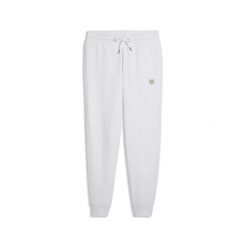 Damskie spodnie dresowe Essentials Elevated PUMA. Białe spodnie dresowe damskie Puma, s, bez wzorów, z bawełny. Za 229.00 zł.