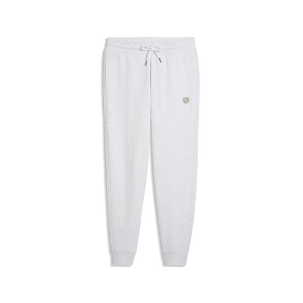 Damskie spodnie dresowe Essentials Elevated PUMA. Białe spodnie dresowe damskie Puma, s, bez wzorów, z bawełny. Za 229.00 zł.