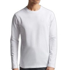 T-shirt z bawełny organicznej z długim rękawem Superdry Vintage Logo. Białe bluzki z długim rękawem męskie Superdry., m, bez wzorów, z bawełny, vintage, bez kołnierzyka. W wyprzedaży za 148.35 zł.