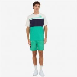 Szorty Kappa Gaggio. Białe krótkie spodenki sportowe męskie Kappa, m, bez wzorów, z materiału. Za 167.95 zł.