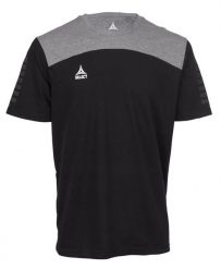 Koszulka piłkarska bawełniana męska Select Oxford czarna. Czarne koszulki sportowe męskie Select, l, bez wzorów, z bawełny, bez kołnierzyka, bez ramiączek, do piłki nożnej. Za 120.32 zł.