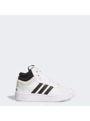 Adidas Sneakersy Hoops Mid Classic Shoes KI1077 Biały. Białe buty sportowe chłopięce Adidas, bez wzorów, ze skóry, bez zapięcia. Za 219.99 zł.