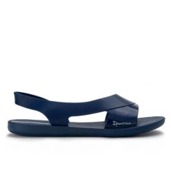 Sandały damskie Ipanema 26477 GO MINIMAL FEM. Niebieskie sandały damskie Ipanema, bez wzorów, z materiału, bez obcasa, bez zapięcia. Za 89.00 zł.