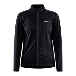 Damska kurtka rowerowa Craft. Czarne kurtki sportowe damskie Craft, m, bez wzorów, z materiału, bez kaptura, rowerowe. Za 704.99 zł.