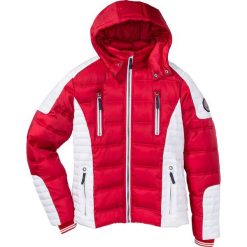 Kurtka zimowa pikowana Regular Fit bonprix czerwono-biały. Kurtki męskie bonprix. Za 124.99 zł.